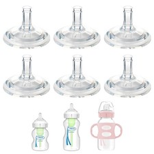 Sippy Straw Nipple for Dr. Brown's Wide-Neck Baby Bottles  Sippy Spout Bottl...