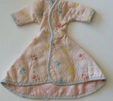 Vintage Barbie 60’s Pink Quilted House Coat Robe Fits 11.5” Fashion Dolls