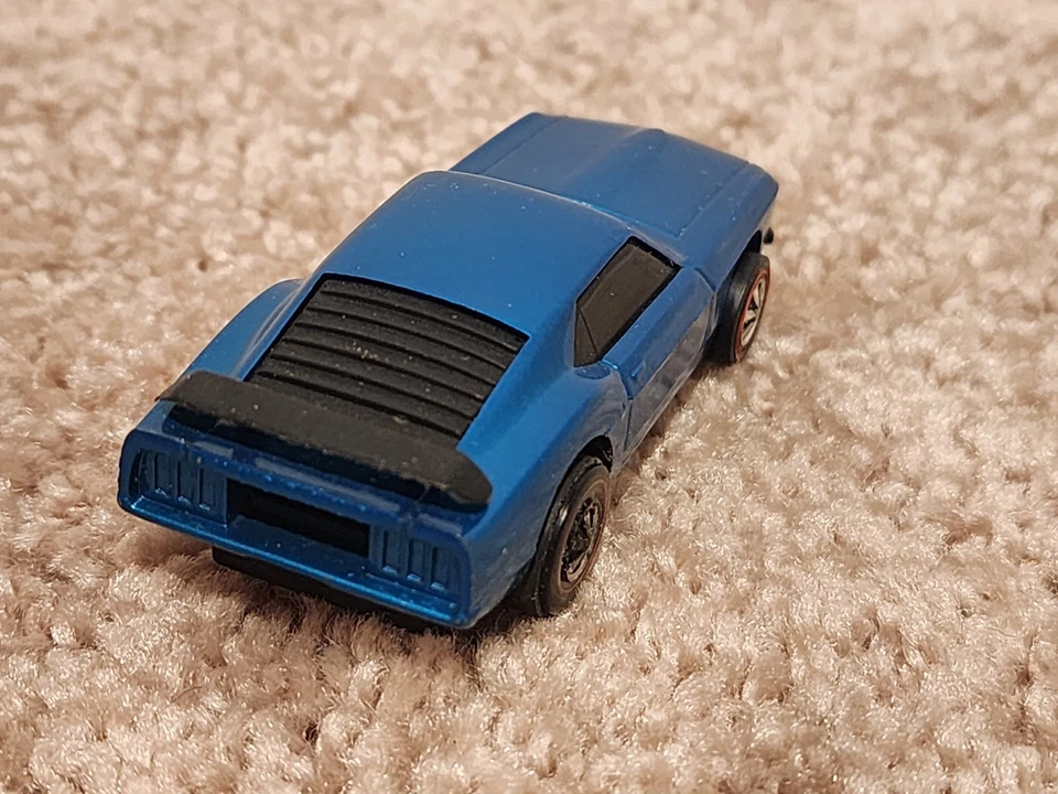 Mattel Sizzlers Redline Mustang Boss 302 1969 vintage azul - sin probar Foto 4 de 4
