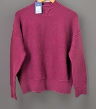 NWT Women Soft Mock Neck Pullover Stretch Sweater Cozy Universal Thread Purple M