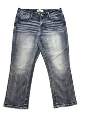 BKE Payton Jeans Womens 30 Blue Denim Mid Rise Universal Fit Stretch Bootcut