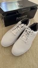 Men s Foot Joy Arc SL Golf Shoes Size 11 M White/Grey 59700 Spikeless NIB