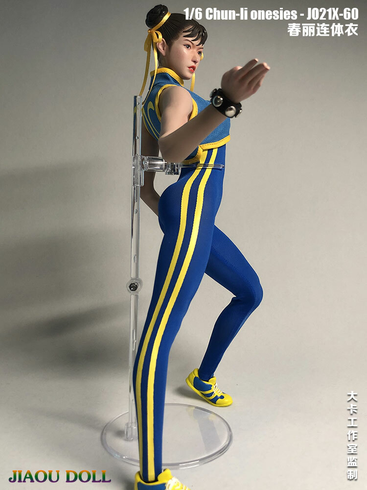 JO21X-60 1/6 Boxing Cosplay Bodysuit Jumpsuit Costume Fit 12'' Female PH Body