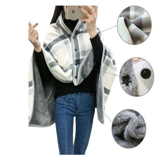 Winter Wearable Blankets Lazy Casual Office Blanket for Women and Office Use - Picture 3 of 14