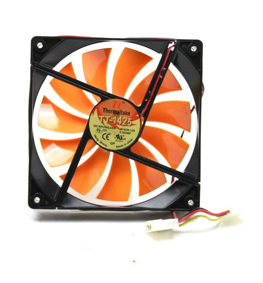 Thermaltake TT-1425 A1425L12S 140 x 25 mm DC 12 V 0,34 A 2400 U/min 98 CFM