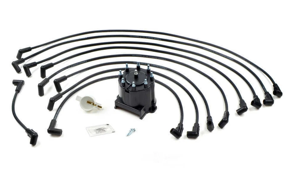 Tapa de distribuidor / Kit de rotor / Kit de cables de bujía United Ignition Wire 3880 Foto 2 de 4