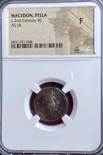 Kingdom of Macedon NGC 200BC-100BC Greece Coin City Of Pella Genuine Fine