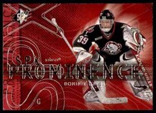 2001-02 SPX PROMINENCE DOMINIK HASEK BUFFALO SABRES #80