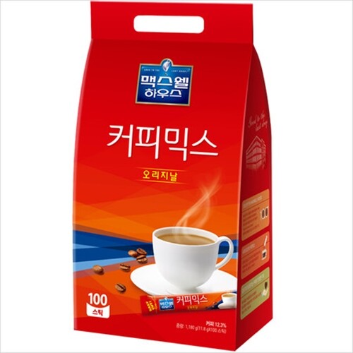 Maxwell House Original Instant Kaffee Mix 100 Sticks leichter Schnitt Made in Korea - Bild 1 von 12
