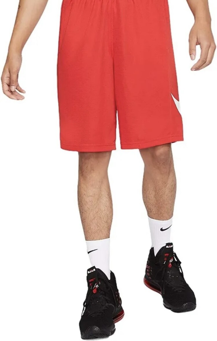 mens nike HBR basketball shorts loose fit small medium large red yellow