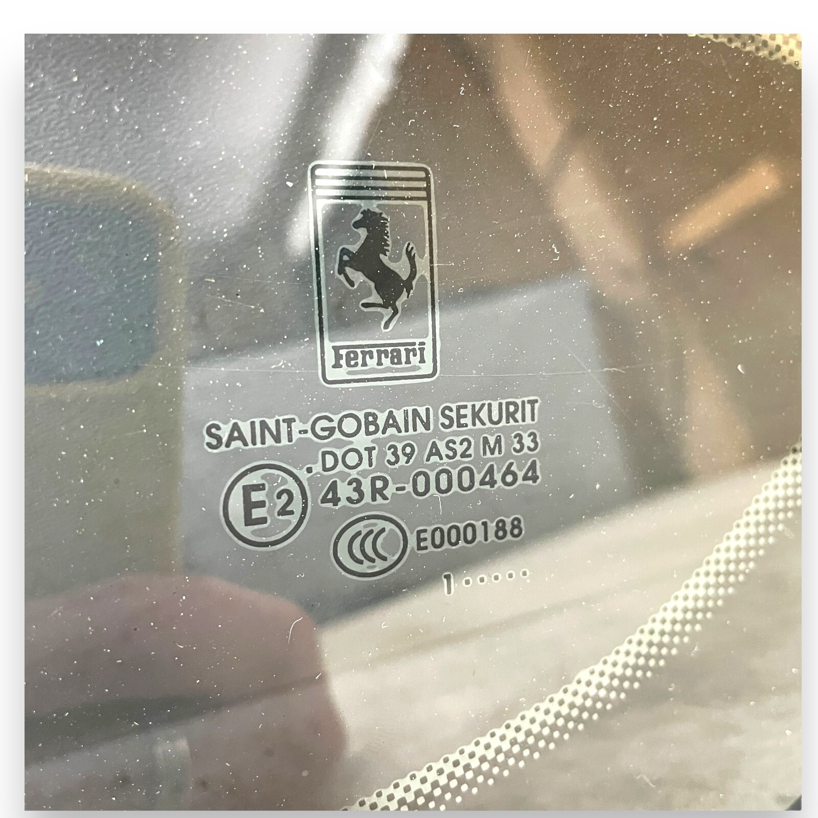 2011-2016 Ferrari FF rear left LH driver quarter glass window OEM 43R-000464