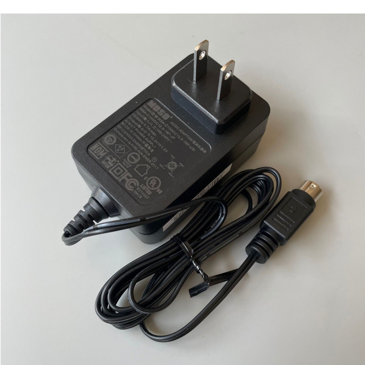 Genuine Moso MSA-C1500IC12.0-18P-US AC Adapter POE 12V 1.5A | eBay