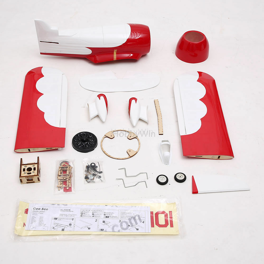 KINGFISHER モデルプレーン　レア Gee Bee 1036mm Fiberglass Wood RC Model Airplane Sporter KIT