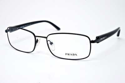 Prada VPR 60M 1BO-1O1 Matte Black size 54/17/135 Made in Italy Eyeglasses