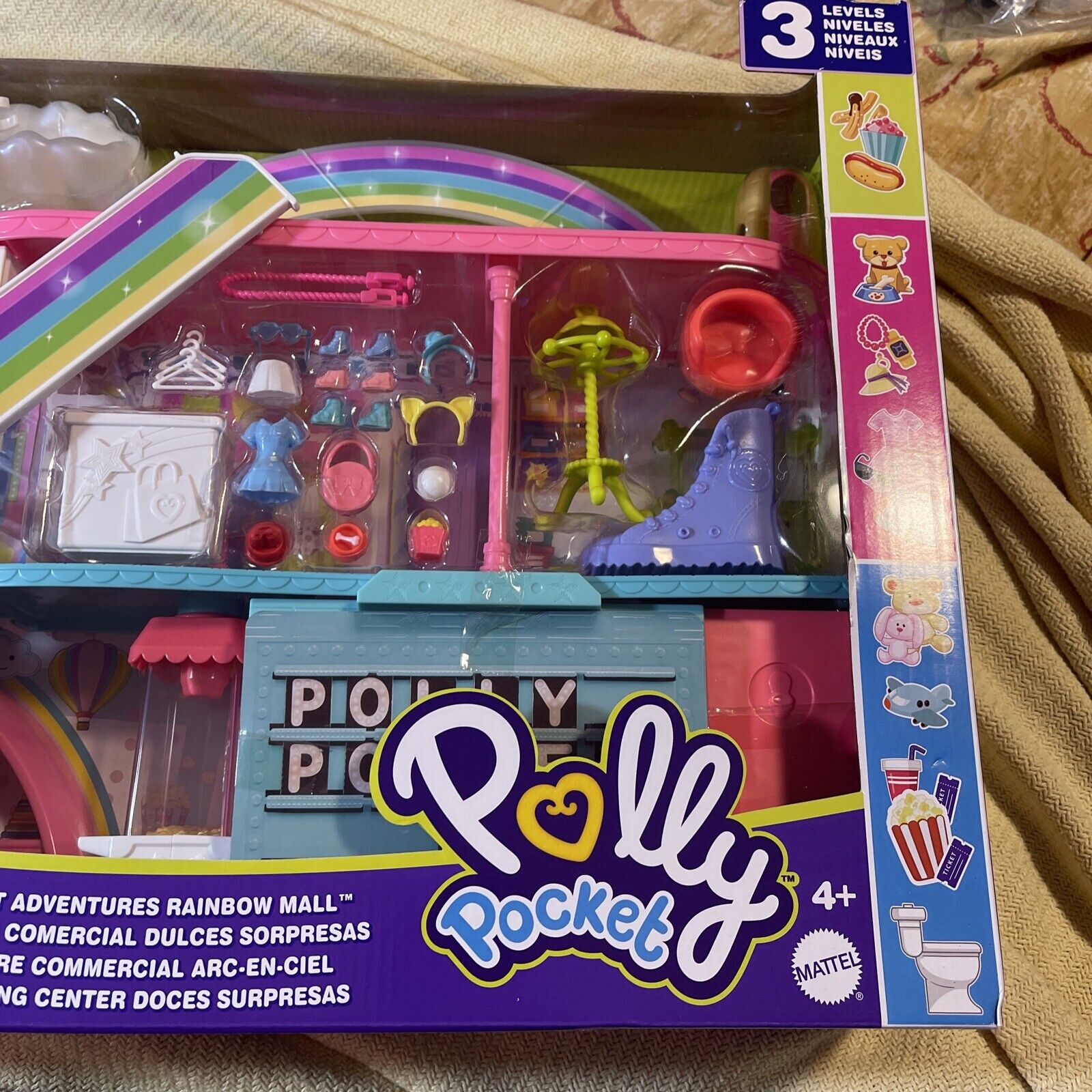 Playset - Polly Pocket - Polly - Shopping Center Doces Surpresas