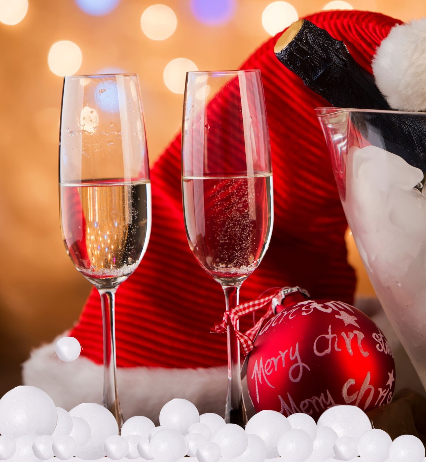 White Glitterd Foam Balls-About 500 Glitter Vase Filler Decorative Balls #3581-2