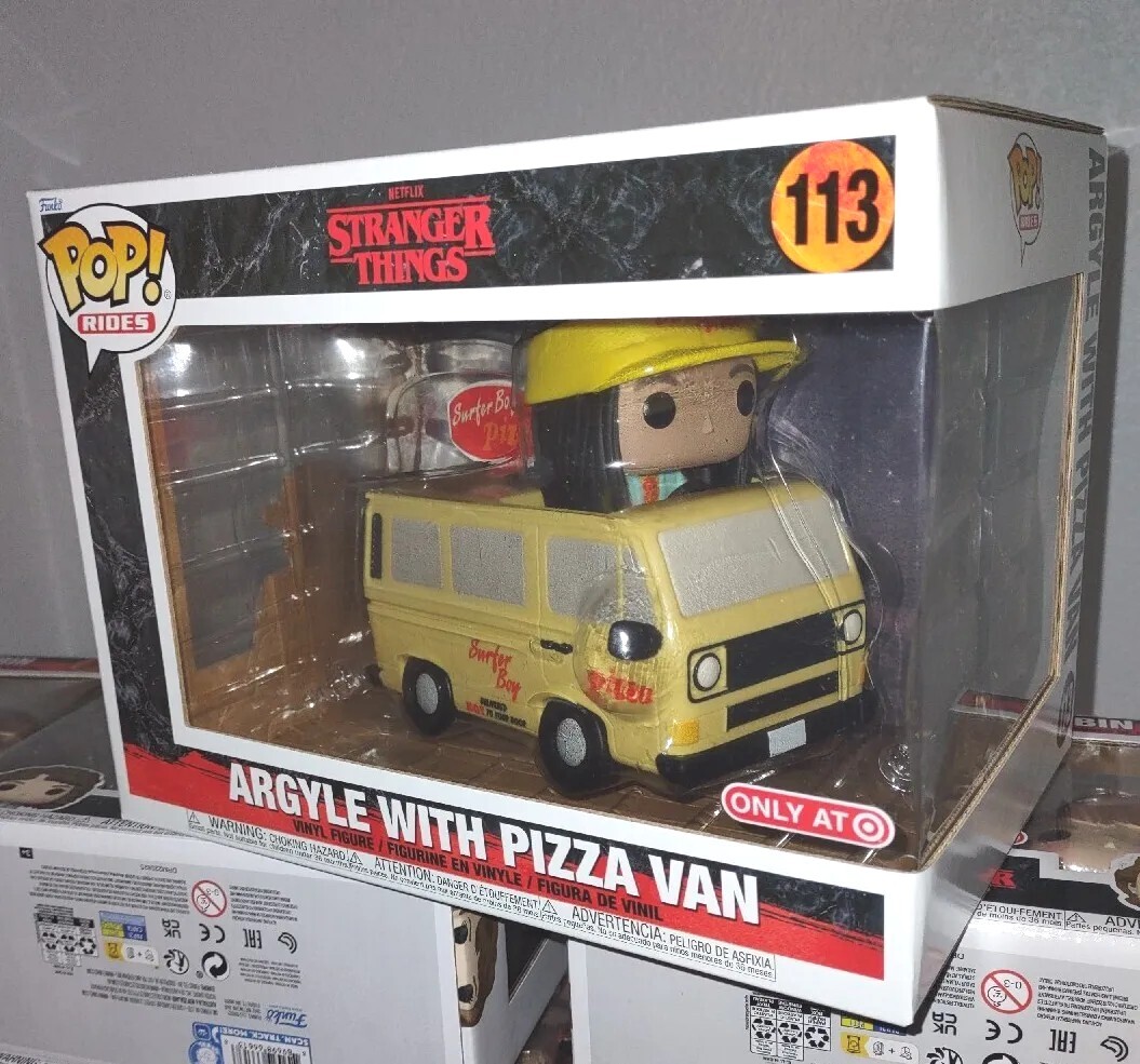 Figurine Funko Dorbz Ridez Stranger Things - Van Hawkins Et Méchant Combinaison Hazmat