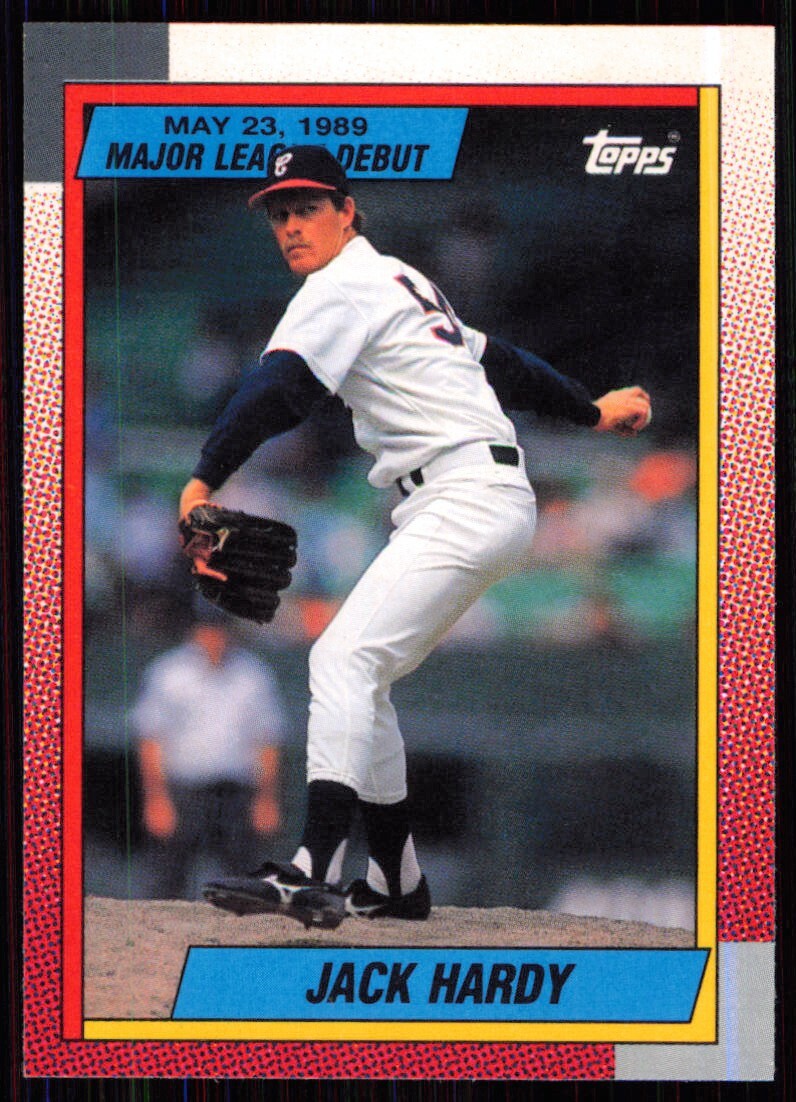 1990 Topps Major League Debut 1989 Jack Hardy Chicago White