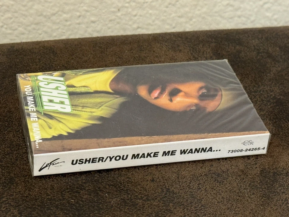 1997 VTG Usher You Make Me Wanna… SEALED NOS - So So Def Cassette Single - Image 4 of 4
