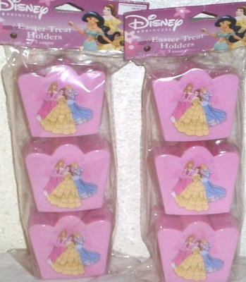 new PRINCESS DISNEY EASTER TOY BASKET SUPPLIES PARTY FAVORS TREAT CONTAINERS