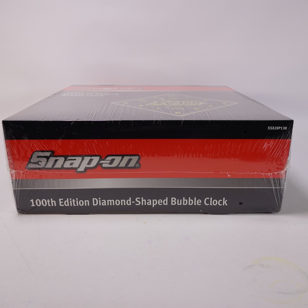 Snap On 100th Edition Diamond Shape Bubble Clock New Sealed in Box