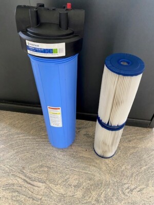 Pentair BIG Blue Filtergehäuse 20''  Eingang/Ausgang 1 1/4'' Fünfviertelzoll DN32