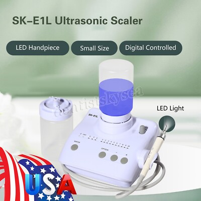 Dental Fiber Optic Ultrasonic Scaler Handpiece for LED EMS Cavitron NEW APPR.
