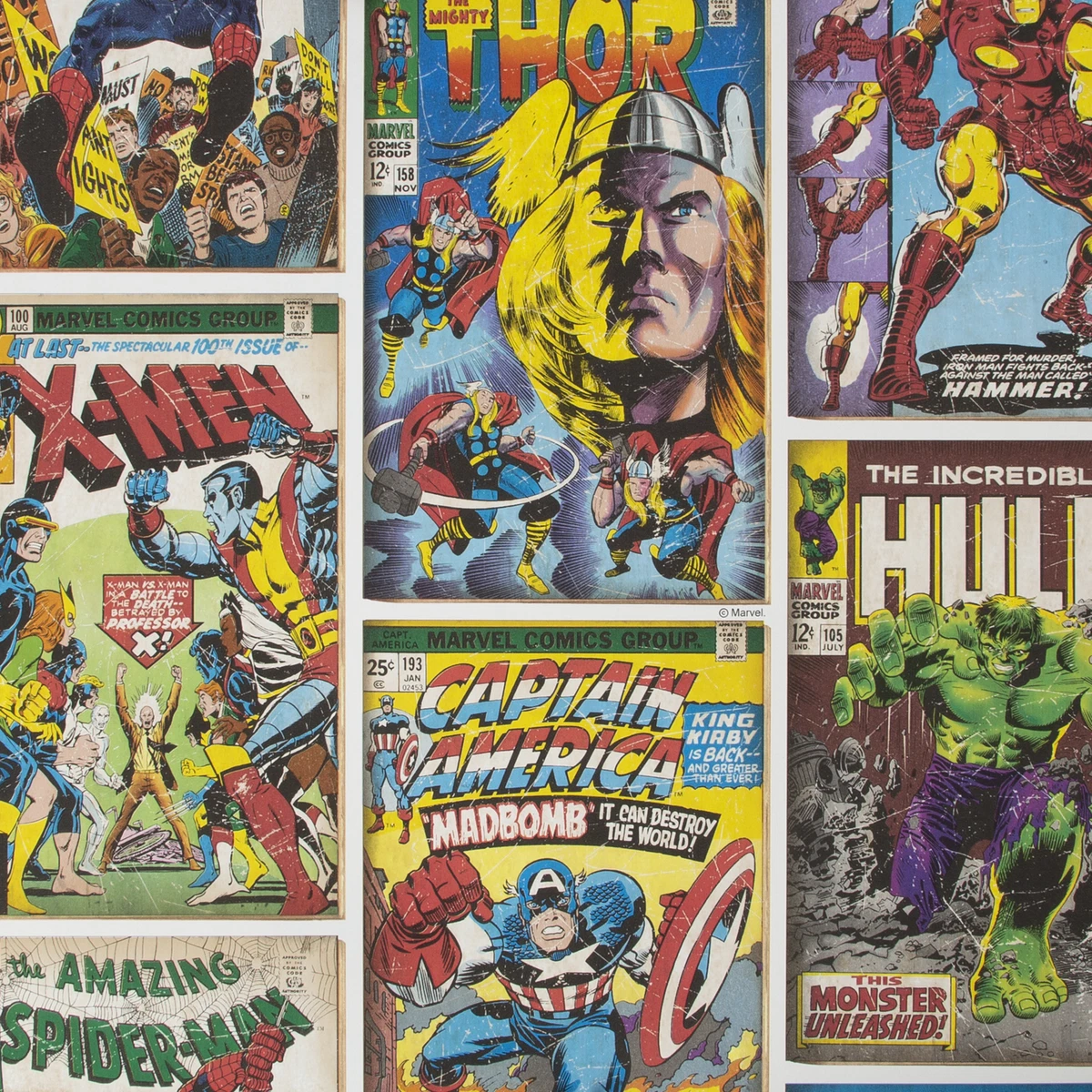 Marvel Comics Covers Wallpaper