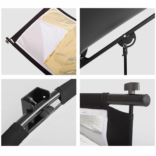 Selens Photography 4 in 1 Riflettore 60x180 cm Diffusore Riflettori Curvi a U - Foto 4 di 11