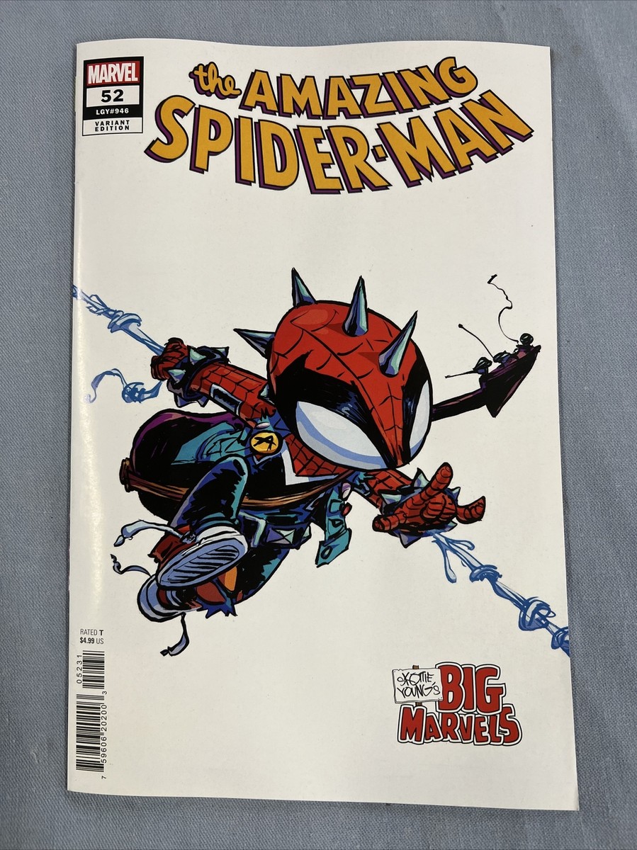 Marvel Comics AMAZING SPIDER-MAN #52 Skottie Young Cover (2024) | eBay