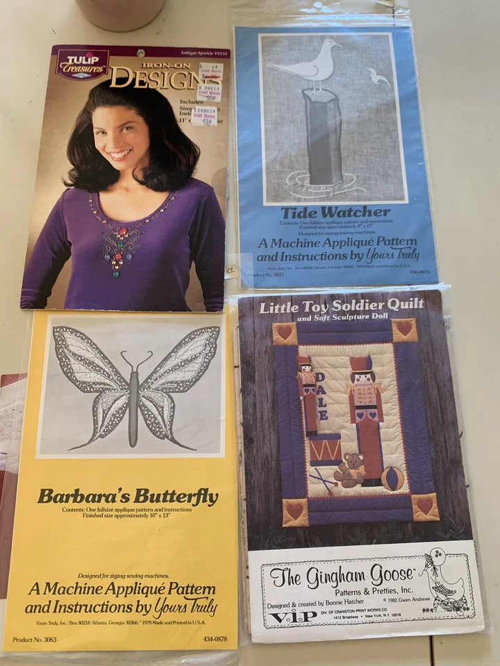 Yours Truly machine appliqués patterns Quilting Holiday Huge Lot - Image 4 of 4