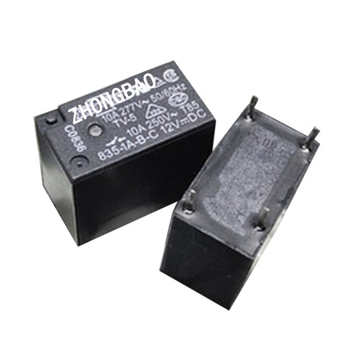 1pcs 852 WP 1A C 12VDC Power Relay 4Pins