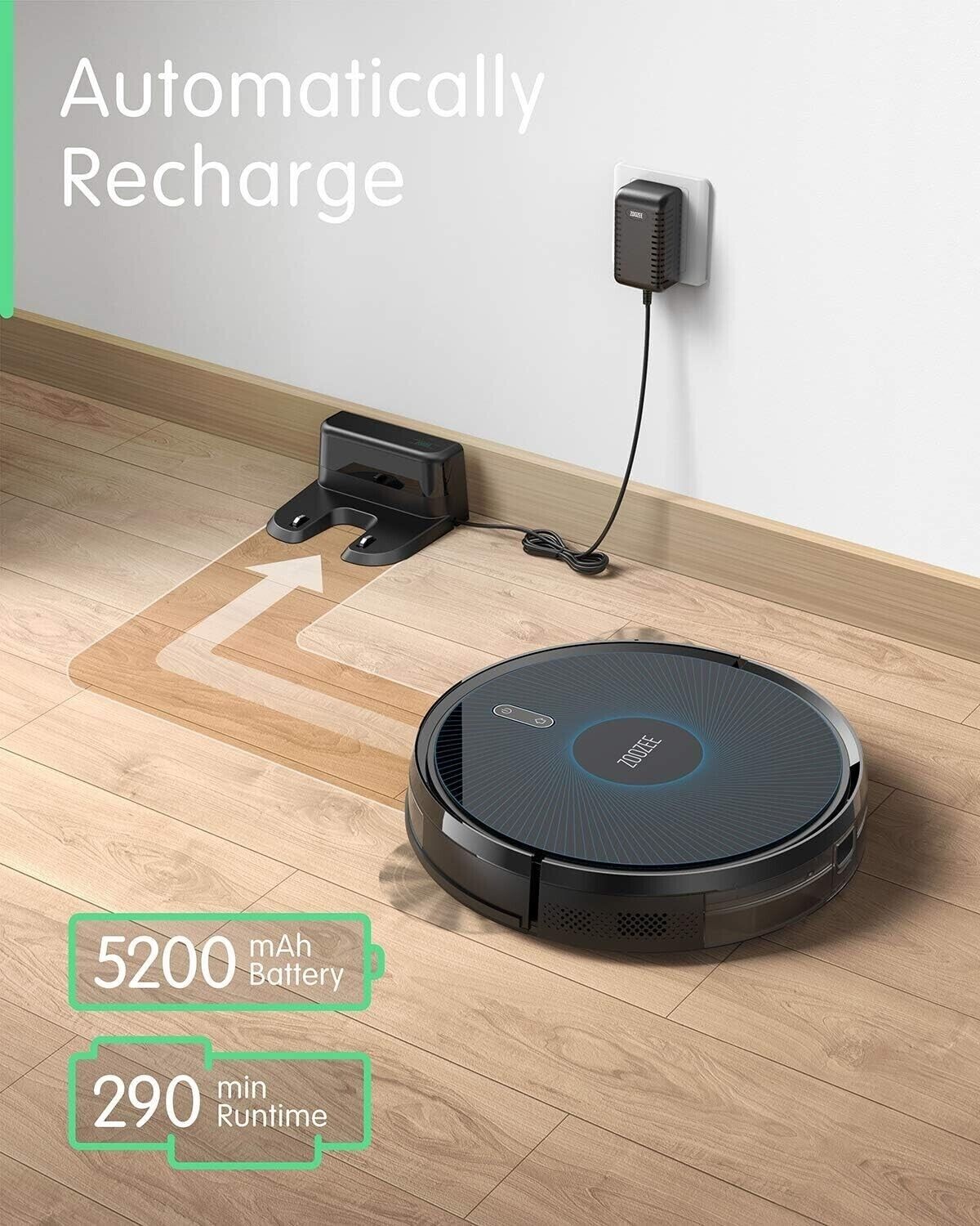 ZOOZEE Z50 Robot Vacuum and Mops Cleaner eBay