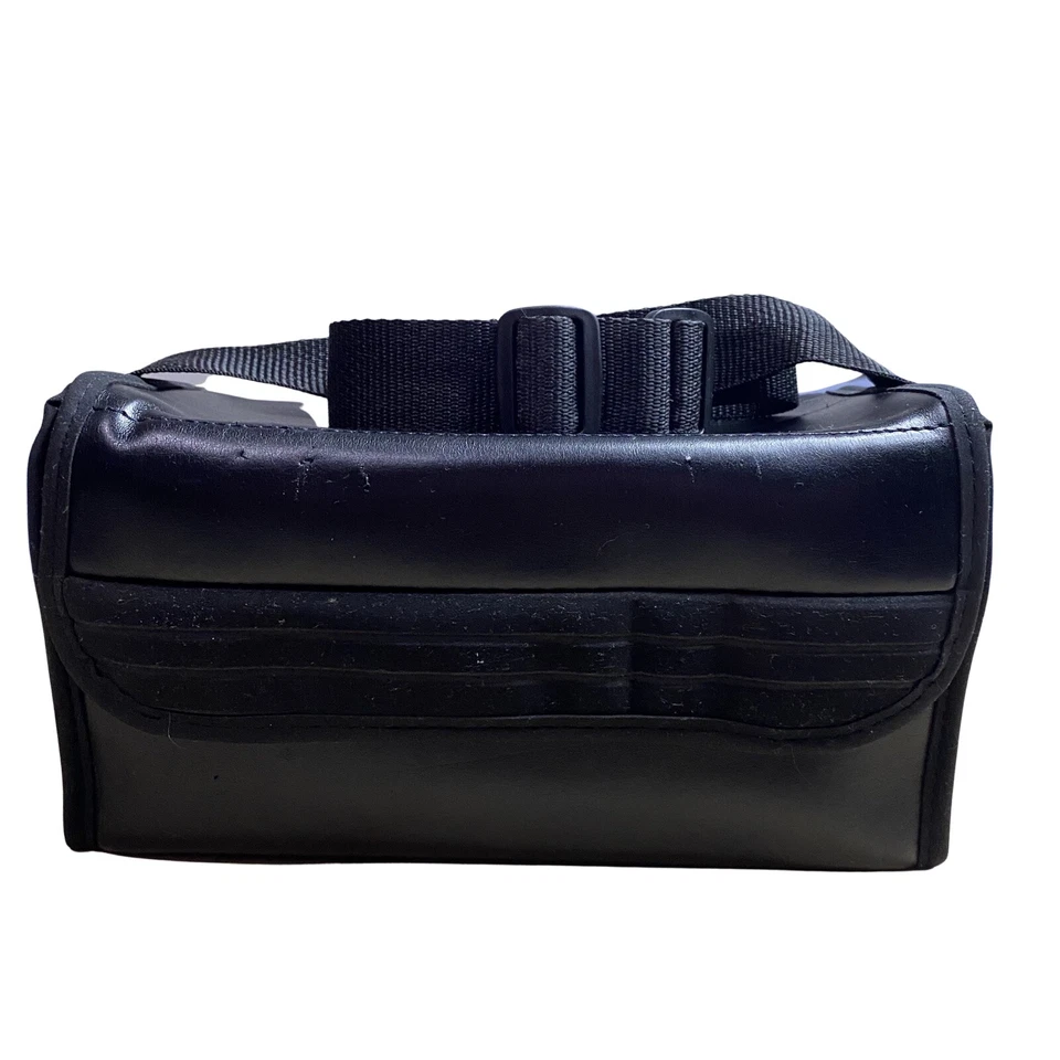 Vintage 8 Track Vinyl Storage Case Holds 9 Black - Изображение 3 из 4