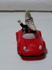 Vintage 1988 McDonald's MAC TONIGHT 2 Toy In Red Sports Car