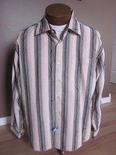 Tommy Bahama Men's Long Sleeve Dress Shirt Size XL EUC
