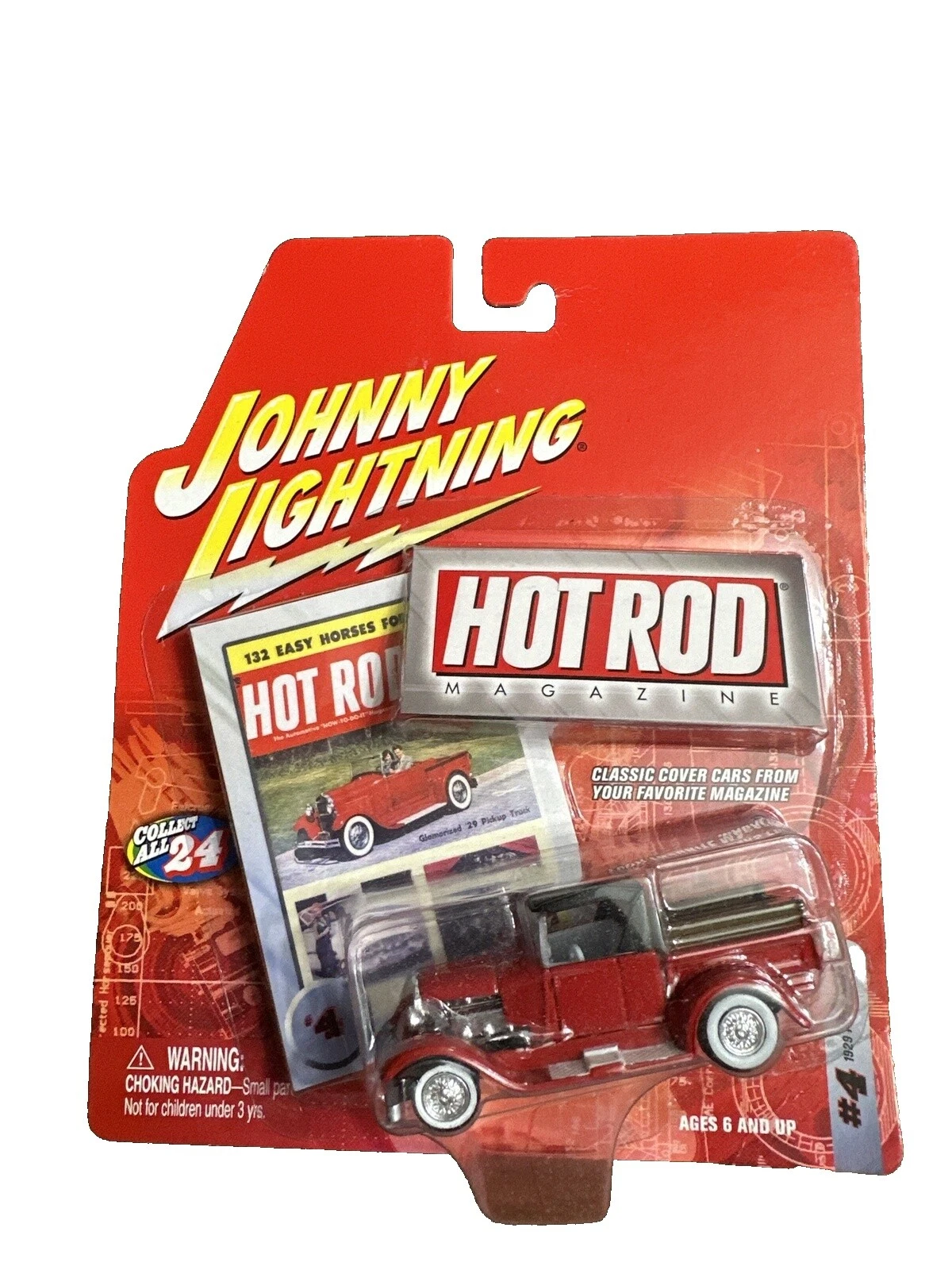 Johnny Lightning Hot Rods camionetas Diecast contemporáneos de fabricación