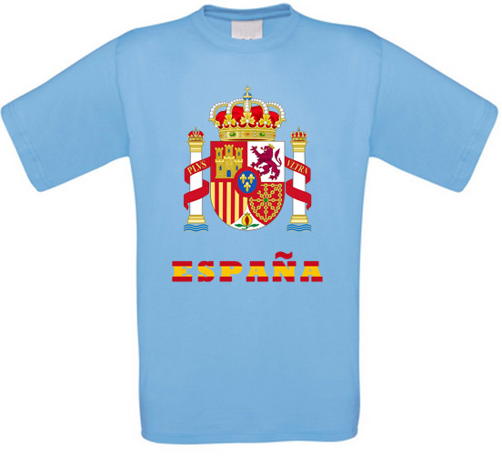 España Barcelona Madrid Sevilla Furia Roja Camiseta de Todos los Tamaños Nuevos