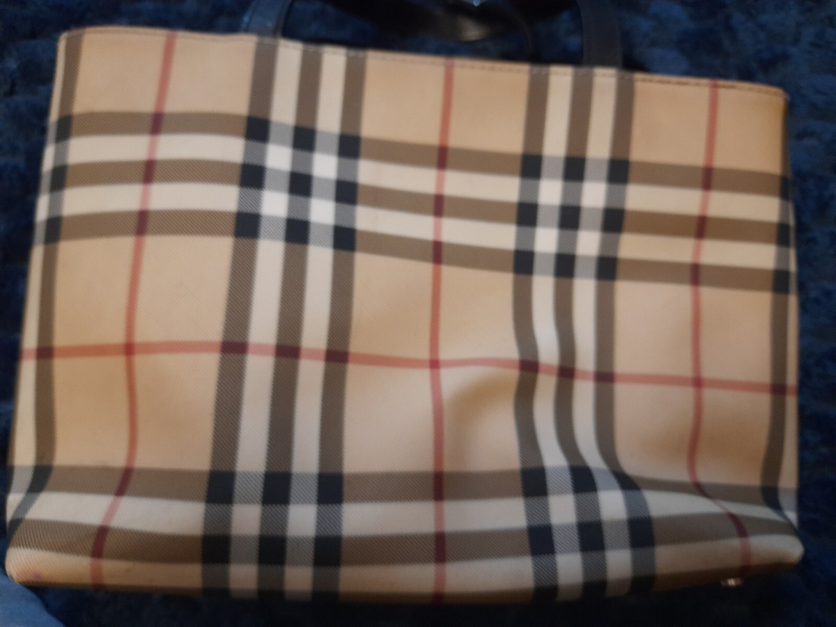 Burberry Nova Check Baguette Womens Shoulder Bag Y2K 2000's Burberry Nova Check Baguette Womens Shoulder Bag Y2K 2000's