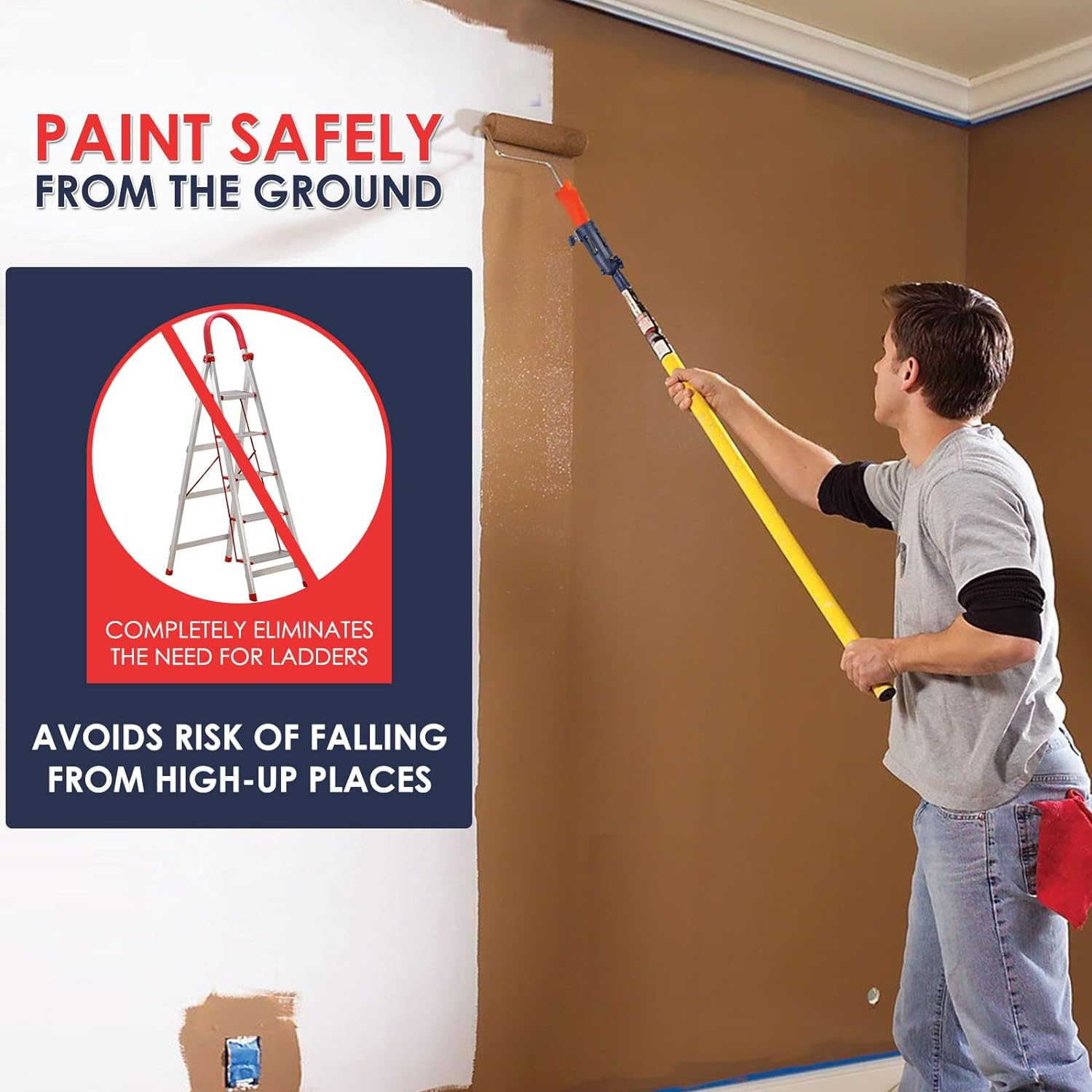 Multi-angle Brush Extension, Multi Angle Retractable Paint