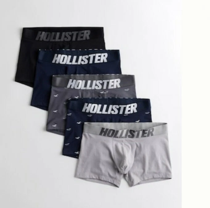 Hollister Men Classic Trunk 5-Pack Boxers Briefs Size L