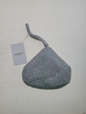 Women's Rhinestone Clutch Evening Bags Sparkly Glitter Triangle Purse for Party