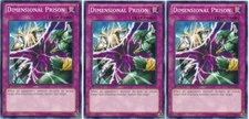 *** 3X DIMENSIONAL PRISON 3X *** MIXED SETS SDCR /SDMM/OP13/MAGO (LP) YUGIOH!