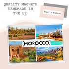 MOROCCO ✳ AFRICA ✳ SOUVENIR TOURIST HOLIDAY ✳ LARGE FRIDGE MAGNET ✳ GREAT GIFT