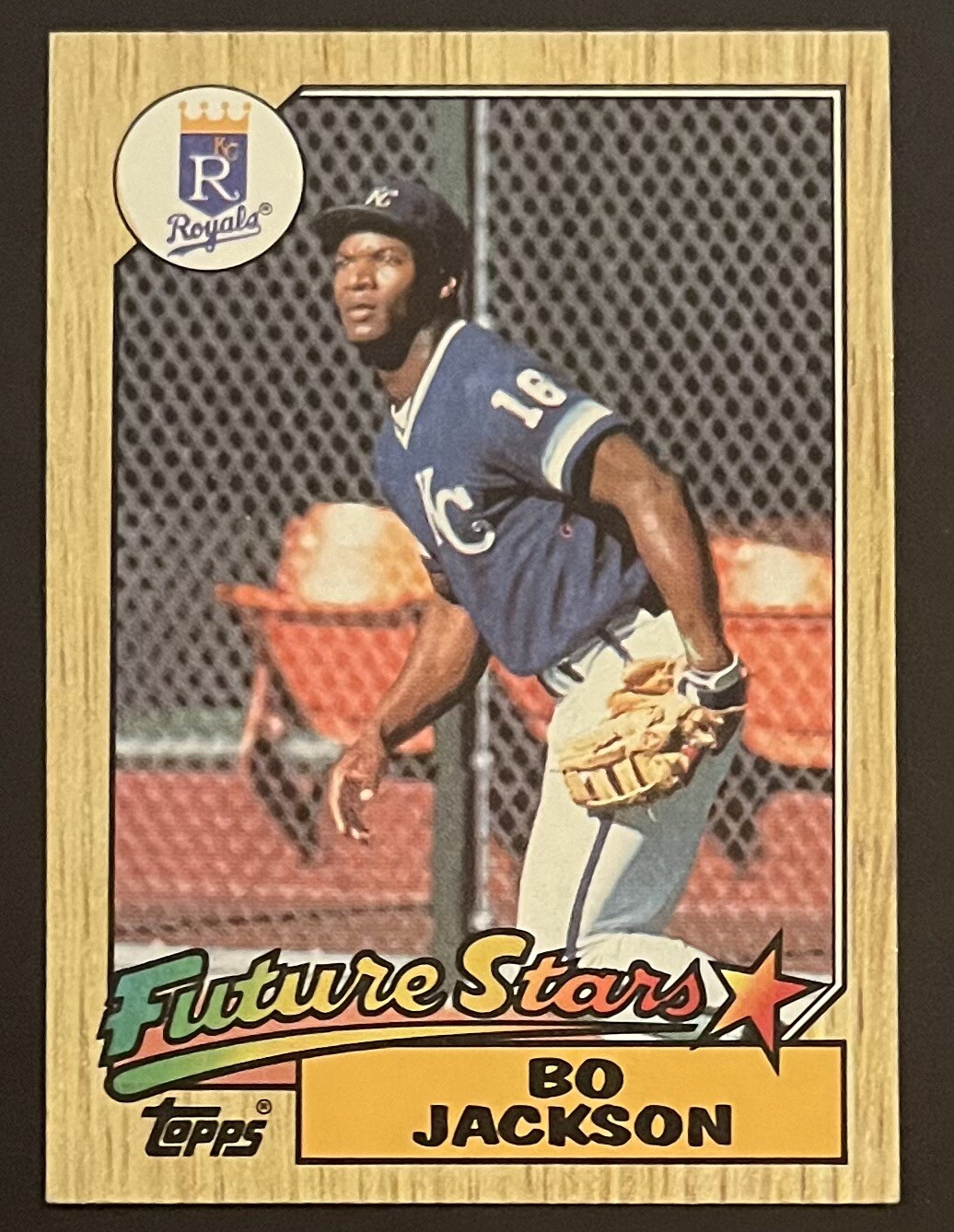 1987 TOPPS BO JACKSON #170 KANSAS CITY ROYALS ROOKIE RC @ 8