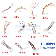 JST XH2.54mm 2-12 Pin Singleheaded Wire Cable Connector Set Male Female PCB Lot