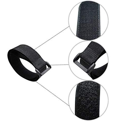 20 Pack Reusable Cinch Straps Fastening Cable Nylon Hook and Loop Cinch - Bild 7 von 7
