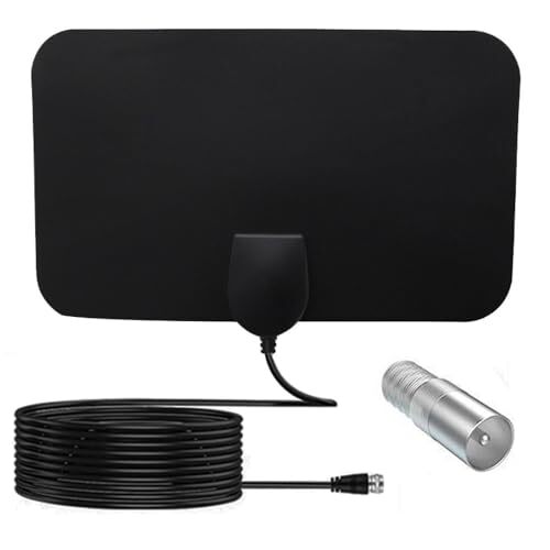 Antenna Indoor HDTV Digital TV Antenna 4K 1080P 360° Signal Reception High Range