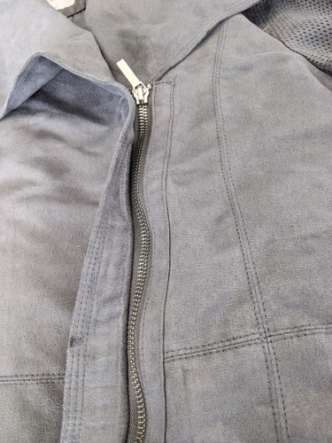 Laundry MEDIUM Gray Jacket By Shelli Segal - no belt - Picture 3 of 11