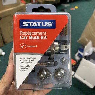 STATUS REPLACEMENT CAR BULB KIT BULBS AND FUSES E-APPROVED EMERGENCY KIT NEW